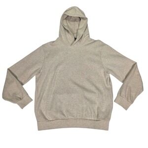 Polo Ralph Lauren Mens Beige Hoodie With Pockets Extra Soft Pullover Size Large
